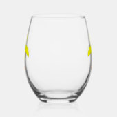 Cute Easter Chick Wijnglas Zonder Voet (Links)