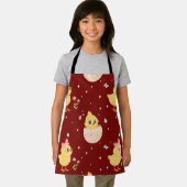 Cute Easter Chick with Pink Bow Seamless Pattern  Schort (Insitu)