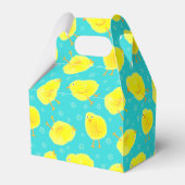 Cute Easter Chicken Pattern Bedankdoosjes (Achterkant)