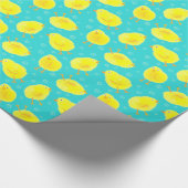 Cute Easter Chicken Pattern Cadeaupapier (Hoek)