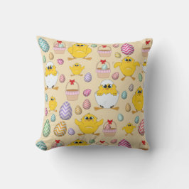 Cute Easter Chicken Pattern Kussen