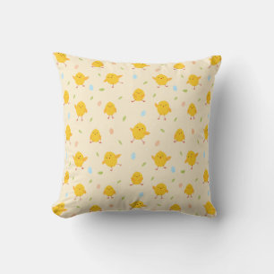 Cute Easter Chicken Pattern Kussen