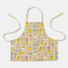 Cute Easter Chicken Pattern Schort
