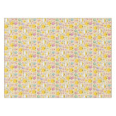 Cute Easter Chicken Pattern Tafelkleed (Voorkant (Horizontaal))