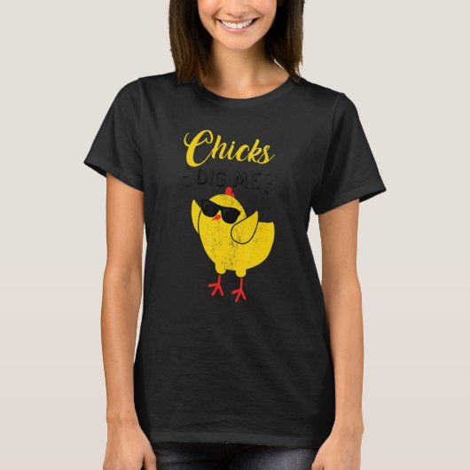 Cute Easter Chicks Digts Me Funny Kinder T-shirt (Voorkant)