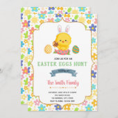 Cute easter Chicparty Calls-uitnodiging Kaart (Voorkant / Achterkant)
