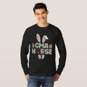 Cute Easter CMA Nurse Bunny Ears Happy Easter Eggs T-shirt (Voorkant volledig)
