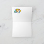 Cute Easter Corgi Feestdagen Kaart (Binnen)