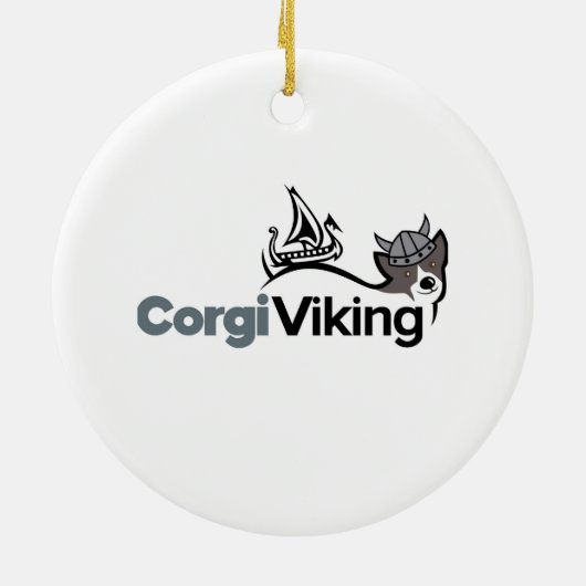 Cute Easter Corgi Keramisch Ornament (Achterkant)