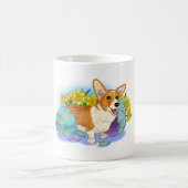 Cute Easter Corgi Koffiemok (Center)
