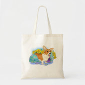 Cute Easter Corgi Tote Bag (Voorkant)