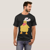 Cute Easter Ducking Gifts Funny Duck Egg Black la T-shirt (Voorkant volledig)