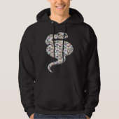 Cute Easter Egg Ball Python Easter Day 2023 Hoodie (Voorkant)