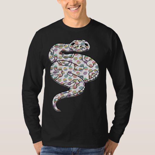Cute Easter Egg Ball Python  Easter Day 2023 T-shirt (Voorkant)