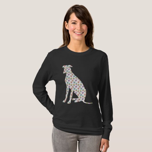 Cute Easter Egg Greyhound  Easter Day 2023 T-shirt (Voorkant volledig)