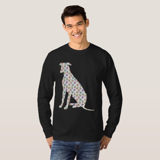 Cute Easter Egg Greyhound  Easter Day 2023 T-shirt (Voorkant volledig)