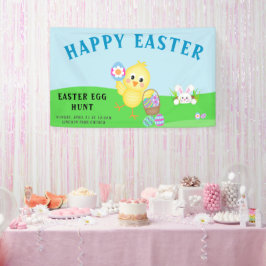 Cute Easter Egg Hunt Banner