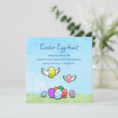 Cute Easter Egg Hunt Kaart (Staand voorkant)