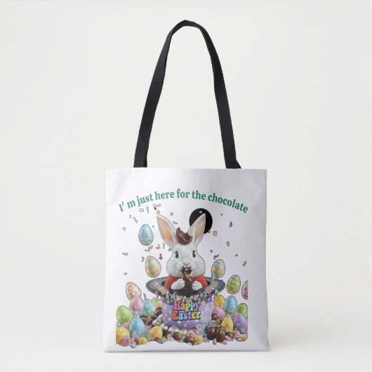 Cute Easter egg hunt Tote Bag (Voorkant)