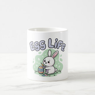 Cute Easter Egg Life Bunny Artwork Koffiemok