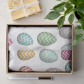 Cute Easter Egg Pattern Pastel Colors Tissuepapier (Geschenk)
