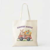 Cute Easter Eggspert Egg Hunter Bunny Kinder Tote Bag (Voorkant)
