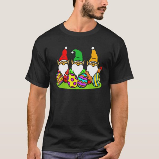 Cute Easter Gnomes Nordic Easter Sunday Egg Huntin T-shirt (Voorkant)