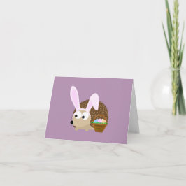 Cute Easter Hedegel Feestdagen Kaart
