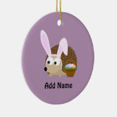 Cute Easter Hedegel Keramisch Ornament (Rechts)