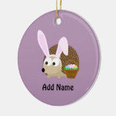 Cute Easter Hedegel Keramisch Ornament (Links)