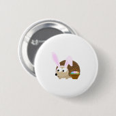 Cute Easter Hedegel Ronde Button 5,7 Cm (Voorkant /achterkant)