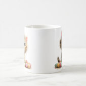 Cute Easter Kitten Mug with Pastel Eggs Koffiemok (Center)