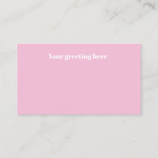 Cute Easter mini retro  Visitekaartje (Achterkant)