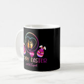 Cute Easter Nicu Nurse Bunny Ears Happy Easter Egg Koffiemok (Voorkant links)