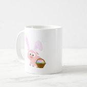 Cute Easter Pig Koffiemok (Voorkant links)