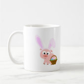 Cute Easter Pig Koffiemok (Links)