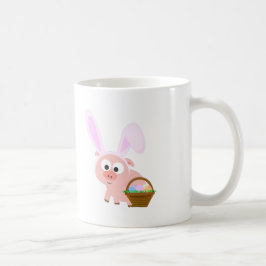 Cute Easter Pig Koffiemok