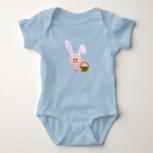 Cute Easter Pig Romper (Voorkant)