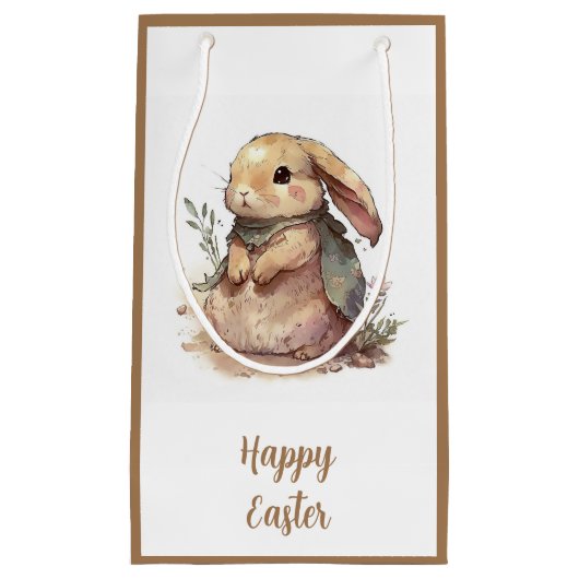 Cute Easter Rabbit Klein Cadeauzakje (Voorkant)