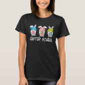 Cute Easter Squad Bunny Gnome Pastel Spring Eggs A T-shirt (Voorkant)