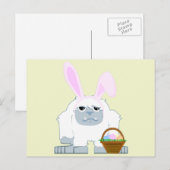 Cute Easter Yeti Feestdagenkaart (Voorkant / Achterkant)