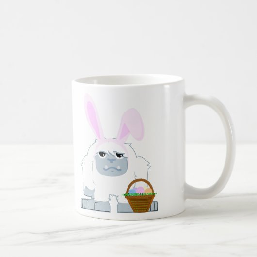 Cute Easter Yeti Koffiemok (Rechts)