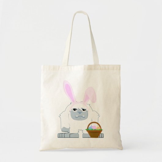 Cute Easter Yeti Tote Bag (Voorkant)