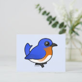 Cute Eastern Bluebird Briefkaart (Staand voorkant)