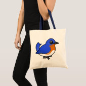 Cute Eastern Bluebird Tote Bag (Voorkant (product))