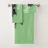 Cute echidna met bijen cartoon illustratie bad handdoek (Insitu)