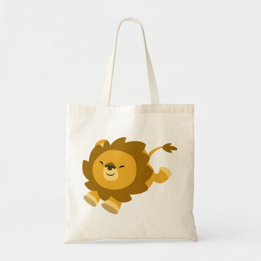 Cute Ecstatische Cartoon Lion Bag Tote Bag (Voorkant)