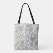 Cute Edelweiss Sound of Music Alps Botanical Tote Bag (Achterkant)
