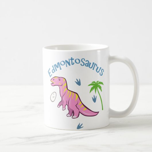 Cute Edmontosaurus Koffiemok (Rechts)