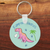 Cute Edmontosaurus Sleutelhanger (Voorkant)